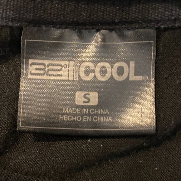 32 DEGREES Cool Women's Short Sleeve Comfy Elastic Waist Lux Dress S Black #350A - Picture 7 of 9